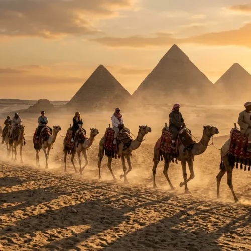 Camel Ride Trip at the Pyramids