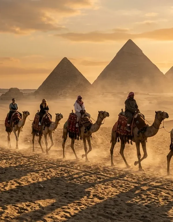 Camel Ride Trip at the Pyramids