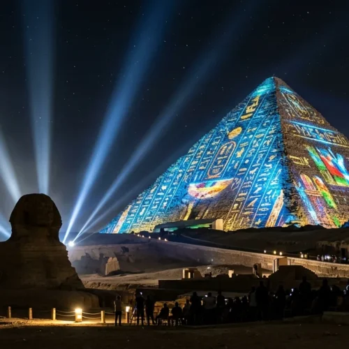 Sound and Light Show at the Pyramids