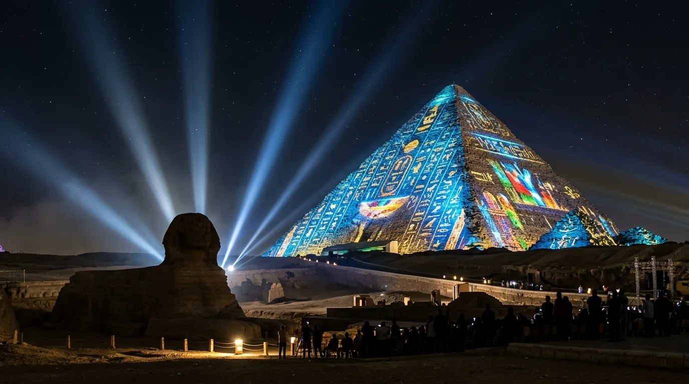 Sound and Light Show at the Pyramids