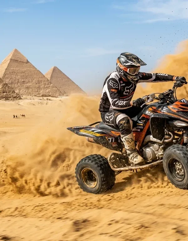 Desert Safari by Quad Bike at Giza Pyramids