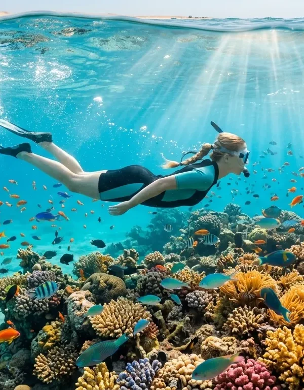 Snorkeling at Mahmya Island