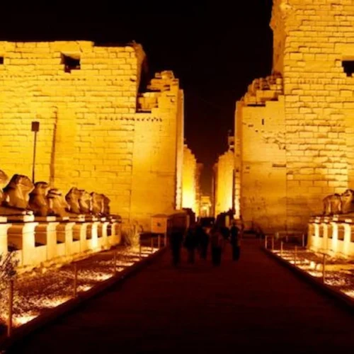 Sound and light show in Karnak